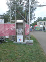 mobiler Geldautomat auf dem Fest 2007
